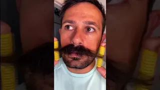 Rollers for your mustache?