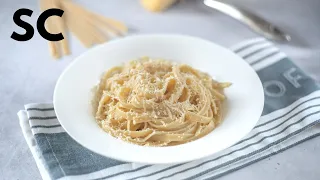 How to make Fettuccine Alfredo (SUPER EASY 3 INGREDIENT Pasta Recipe)