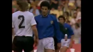 1986/1987 Germany vs Italy Friendly