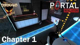 Portal Revolution CHAPTER 1 The Human Resource (Free Portal 2 Mod) Walkthrough / All Puzzles Soluce