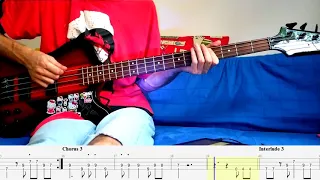 Red Right Hand — Nick Cave & The Bad Seeds — Bass cover with tabs (4k)