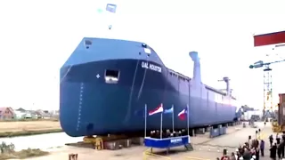 Amazing Biggest  Ship Launch Compilation 2017 720p