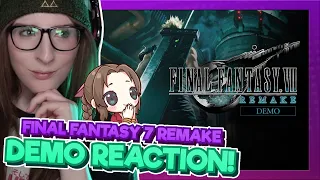 FANTASTIC! - FINAL FANTASY 7 REMAKE DEMO REACTION - Full Gameplay Playthrough