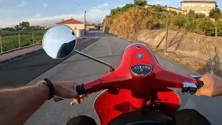 Vespa VN2T 125cc 1974 POV Ride