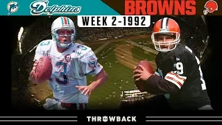 Marino & Kosar MAGIC on Monday Night! (Dolphins vs. Browns 1992, Week 2)