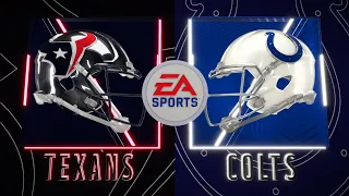 Texans vs Colts Simulation (Madden 22 Updated Rosters)