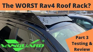 Toyota Rav4 Vanguard Roof Rack Review. Horrible Noise and Vibration!!