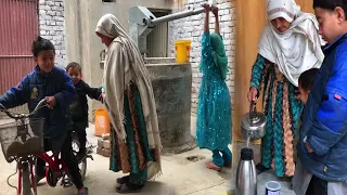 Grandma cooking menchi in Breakfast | Village life of poor people in Afghanistan | Daily routine