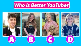 Who is Better YouTuber || Salish Matter || Like Nastya || Jazzy Skye || King Ferran || MrBeast