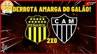 PRIMEIRA DERROTA DO MILITO ! PEÑAROL 2X0 ATLÉTICO MINEIRO ''SCARPA FEZ FALTA''