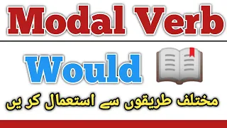 Modal Verb |Would All important uses |English grammar