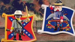 La Bataille du Fort SUMTER - Playmobil stop motion