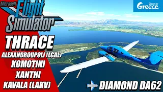 FLIGHT GREECE ALE/POLI-KOMOTINI-XANTHI-KAVALA | DIAMOND DA62 | FS2020