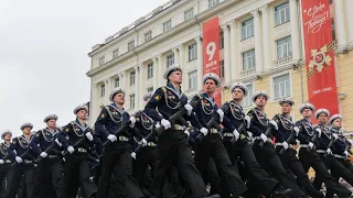 Первый в этом году парад Победы прошел в Петропавловске-Камчатском