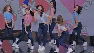 161008 트와이스 TWICE - 소녀시대 Gee 리허설 (DMC페스티벌 코리안뮤직웨이브) 직캠 fancam by zam