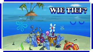 Wie tief liegt Bikini Bottom?