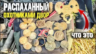 Охотники распахали дом. Металлоискатель звенел от монет.