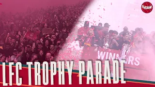 LIVERPOOL TROPHY PARADE 2022 - VIEWS FROM THE BUS!