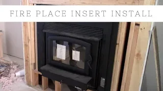 MONEY SAVER! How To Install A Fire Place Insert For Burning Wood