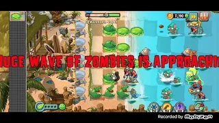 Растения Против Зомби 2 пляж большой волны, уровень 18 ( Plants vs Zombies 2 Big Wave Beach Day 18)