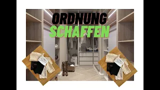 Schubladen und kleine Schränke organisieren & aufräumen, Kleidung reparieren, ausmisten