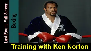 Boxing Training with the Stars: Boxer Ken Norton Workout Session in Widescreen color