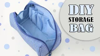 INDISPENSABLE DIY ZIPPER POUCH BAG IDEA // So Useful Purse Storage Bag Tutorial Cut & Sew Method