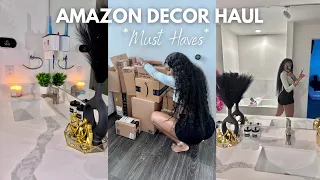 AMAZON HOME DECOR HAUL *MUST HAVES* | DECORATE MY BATHROOMS WITH ME | Boujee Barbiee