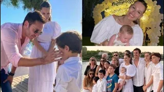 Así celebró Pampita el bautismo de Ana: varios invitados y una puesta al atardecer