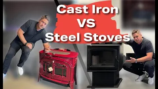 Cast Iron Vs Steel Wood Burning stoves (Which one suits your needs better?)