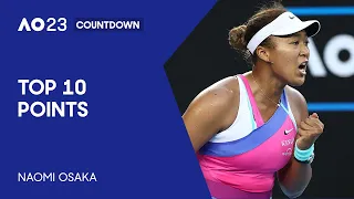Naomi Osaka's Top 10 Points | Australian Open