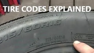How to Buy Tires, (New and Used Tires & the Tire Markings and Tire Codes Explained)