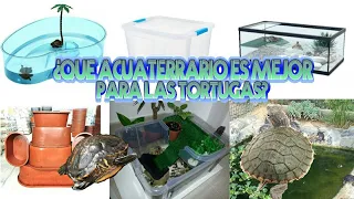 Acuaterrario o Habitat Para Tortugas (Ideas)