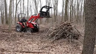 #356 MY NEW FAVORITE THING! Cleaning Forest Floor with Grapple