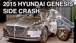 2015 Hyundai Genesis Crash Test (Side)
