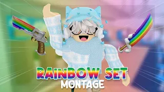 MM2 RAINBOW SET MONTAGE! (Roblox)