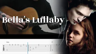Bella's Lullaby - Twilight Soundtrack | Fingerstyle Guitar TAB + Chords Tutorial