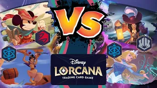 Ruby/Sapphire VS Sapphire/Steel | Lorcana TCG Gameplay