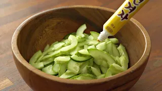 Eat this cucumber salad for dinner every day and you will lose belly fat‼️