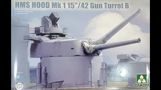 1/72 Takom HMS Hood Mk 1 15"/42 Turret B Review/Preview