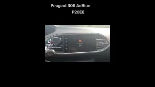 AdBlue Peugeot 308 1.6 p20e8