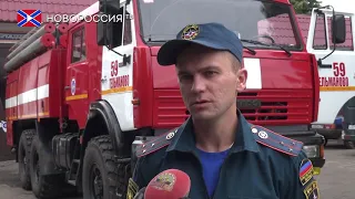 Отряд МЧС ДНР попал под обстрел в с. Луково Тельмановского района
