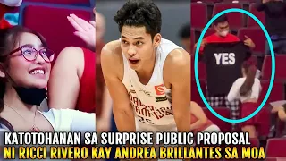 SCRIPTED PALA! Surprise PUBLIC PROPOSAL ni Ricci Rivero kay Andrea Brillantes sa Mall of Asia Arena!