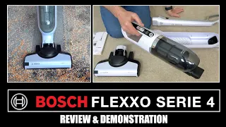 Bosch Flexxo Serie 4 Cordless Vacuum Cleaner Review & Demonstration