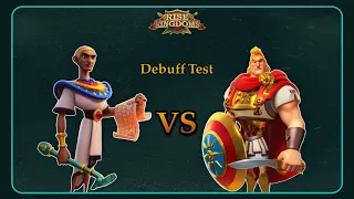 Imhotep VS Alexander the Great (Debuff Test) - Rise of Kingdoms