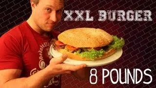 The XXL Burger - 8lb (3.6kg) Burger | Furious Pete