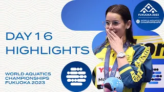 Day 16 | Highlights | World Aquatics Championships Fukuoka 2023