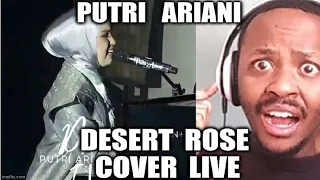 PUTRI ARIANI REACTION - Desert Rose cover LIVE (Indonesian culture and creativity 2024) REACTION