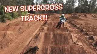 NEW FRONT YARD SUPERCROSS TRACK!!!