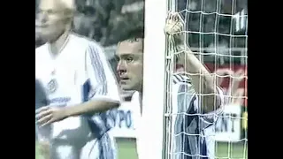 ЛЧ 1998 99 пр раунд 1 матч  Динамо К Спарта  фрагменты